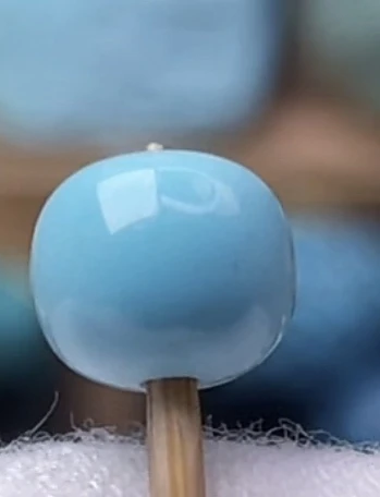 原矿保真绿松石精品老型7.3mm*6.3mm/0.5g