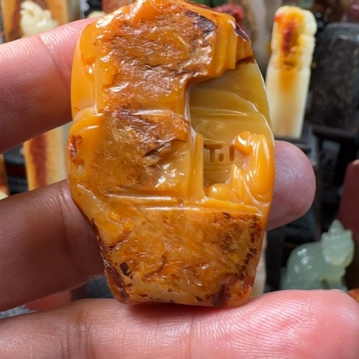 寿山石掘性汶洋石