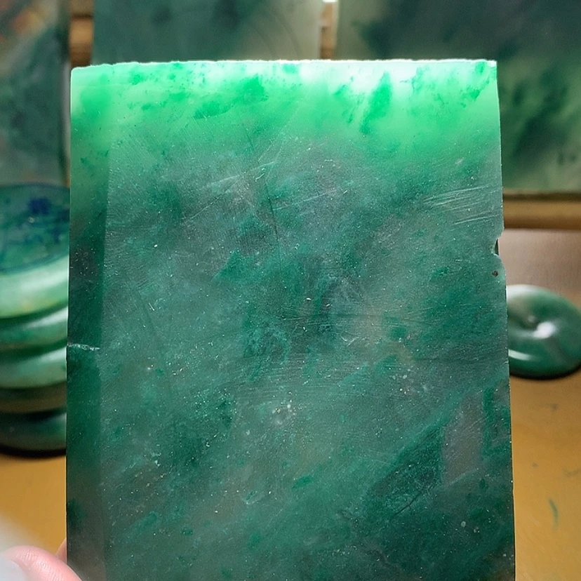 【闪购商品】定制石英质玉（非洲翠）一**花