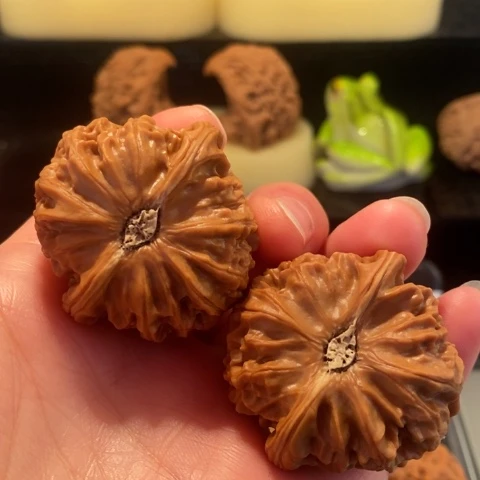 核桃手串/手链似**眞宫灯狮子头