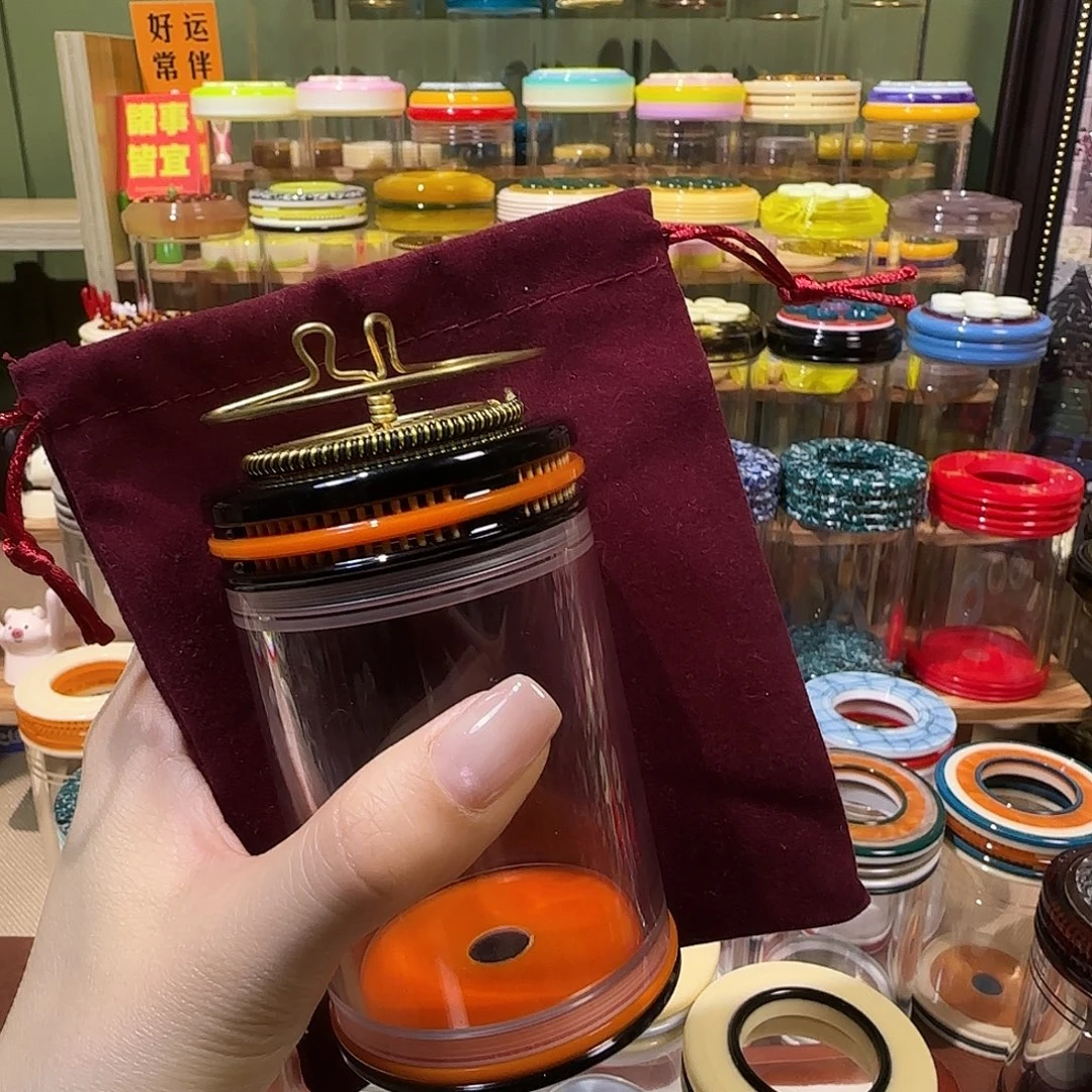 ঞ***࿚黑橘老款配黑金簧酒红布套