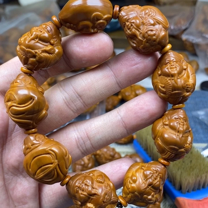 橄榄核手串/手链橄榄核雕工艺手串