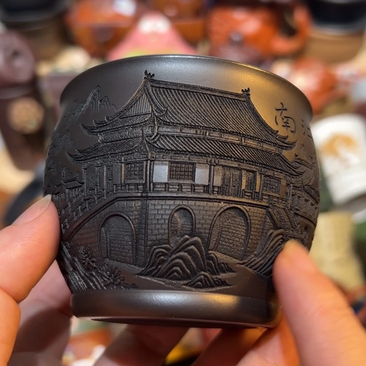 茶杯紫砂宜兴紫砂主人杯