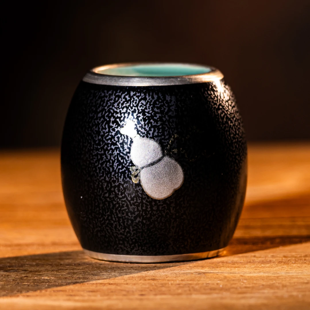 【西泠上新】碧海星河天目釉盖置HX0001