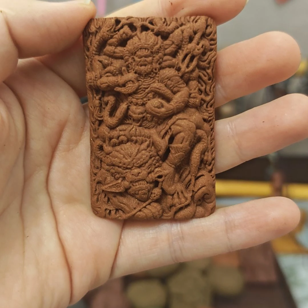 泥塑大黑天橙意满满香方一个