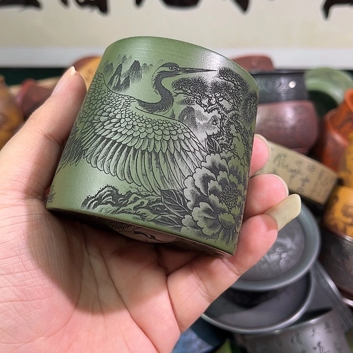 茶杯紫砂全手工紫砂主人杯