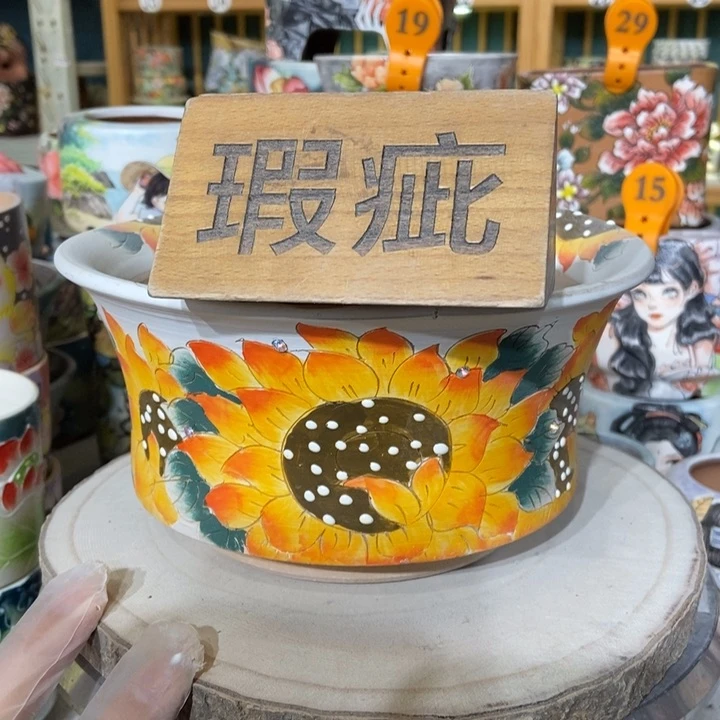 红陶景德镇艺术手绘作品