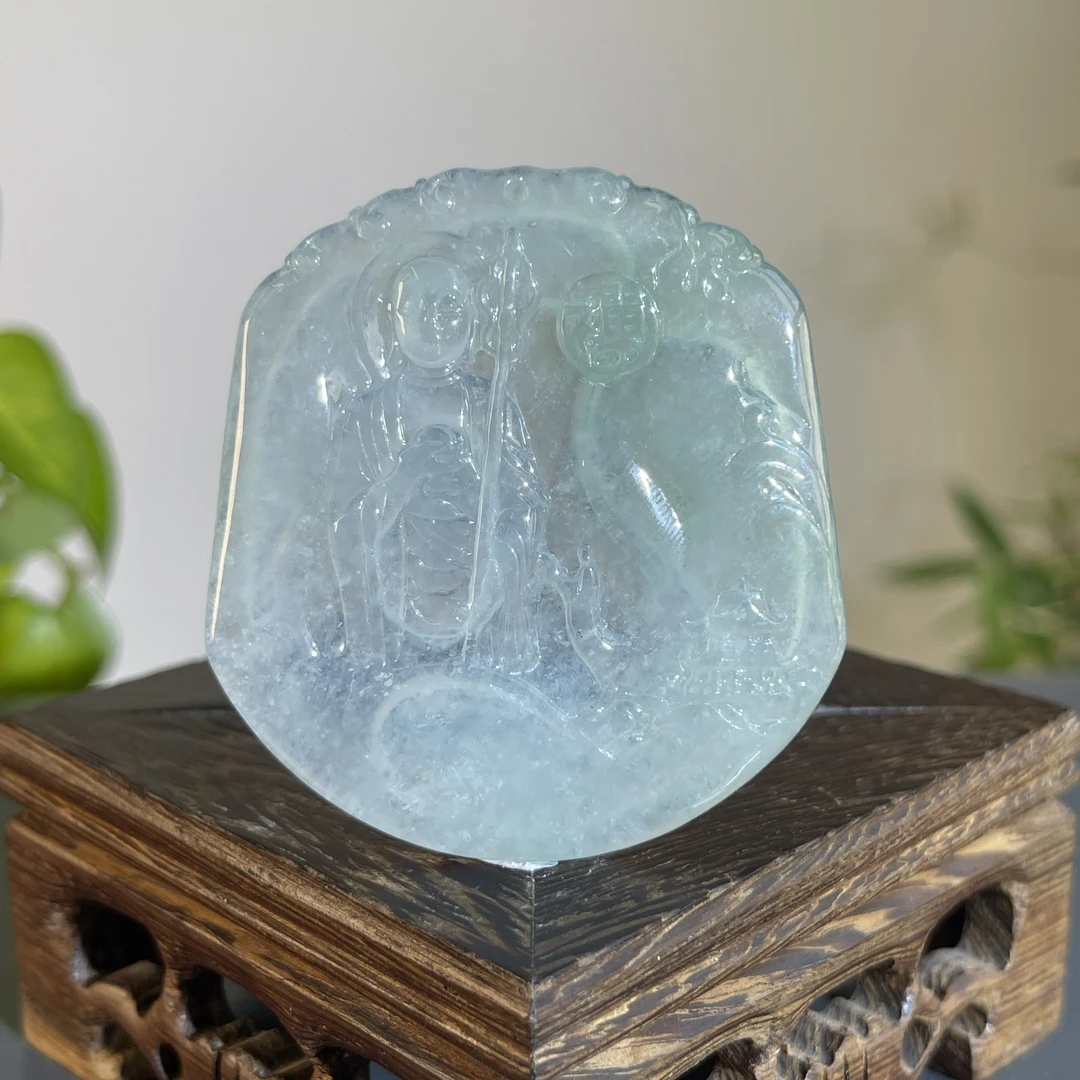 JXB17-103 天然缅甸A货翡翠 地藏