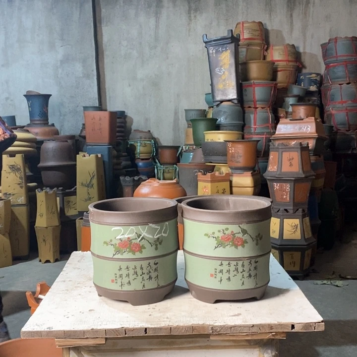 紫砂花盆紫砂花盆