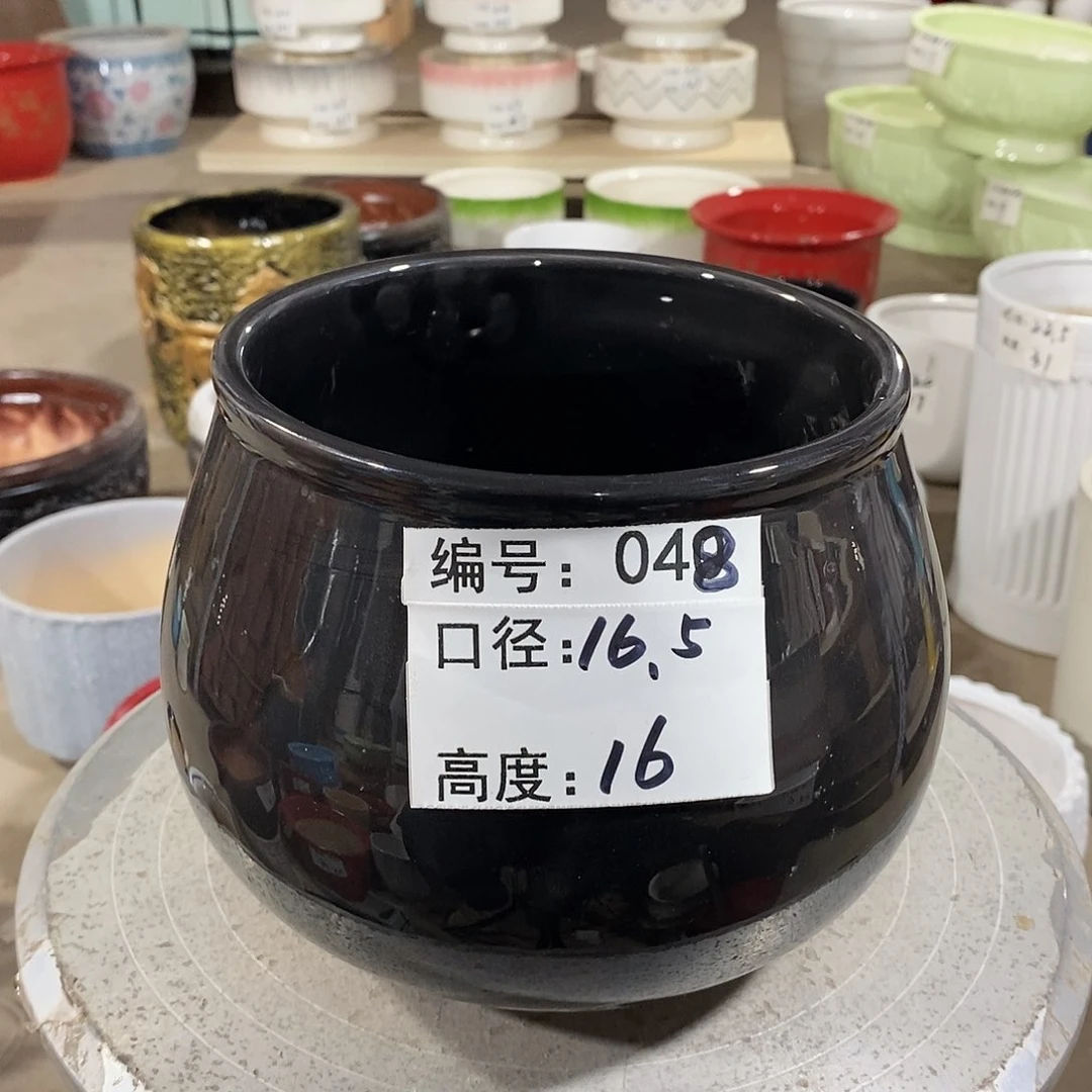 【闪购商品】陶瓷微瑕花盆-048-1个