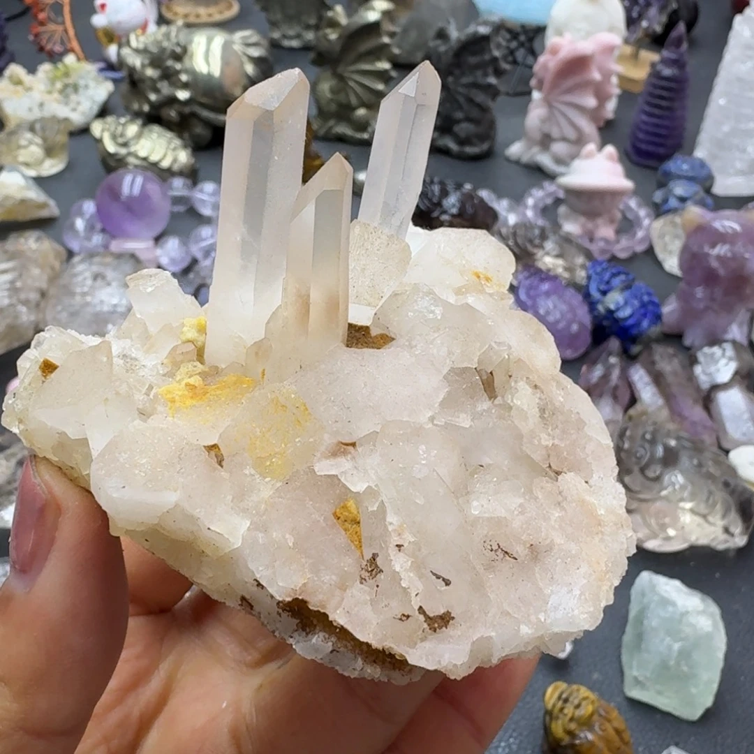 石材簇摆件的故事