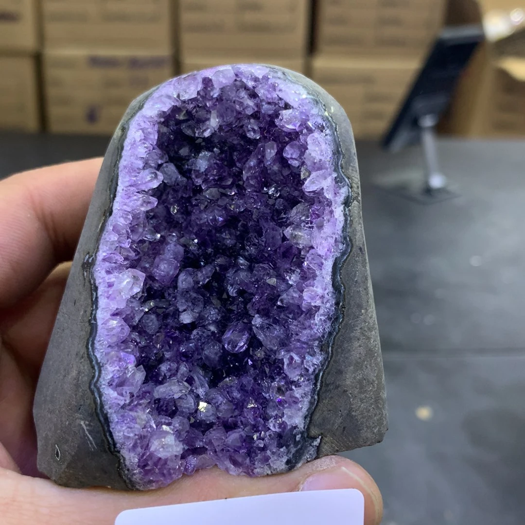 水晶摆件未镶嵌紫晶68