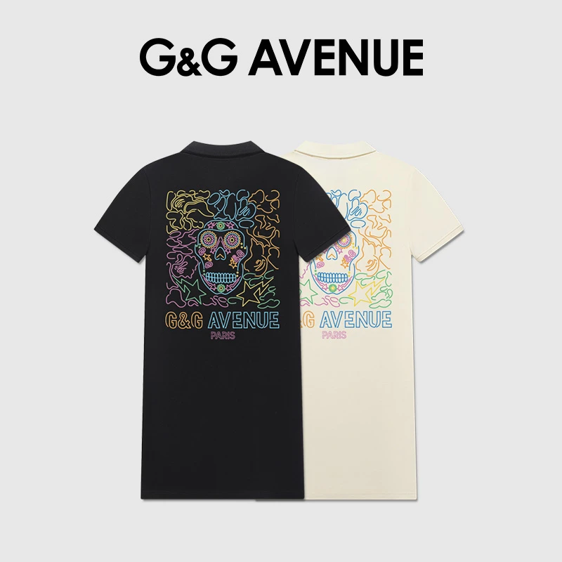 法国G&G AVENUE轻奢潮牌夏季女款POLO连衣裙-GLQ2403184