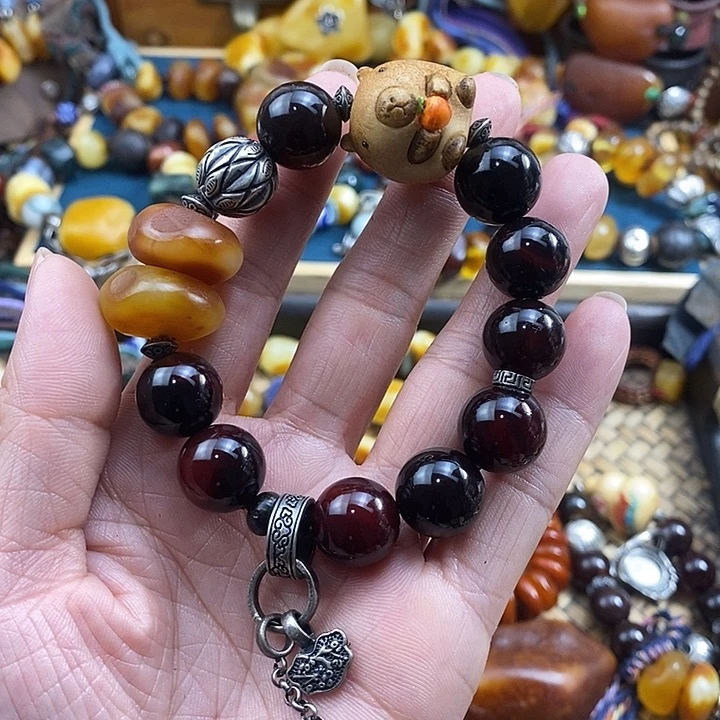 狂***野玛瑙/玉髓未镶嵌手串手串