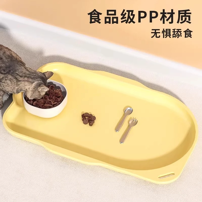 宠物专用餐垫防水防滑猫咪碗粮垫狗狗大号猫吃饭垫子餐盘猫食盆垫