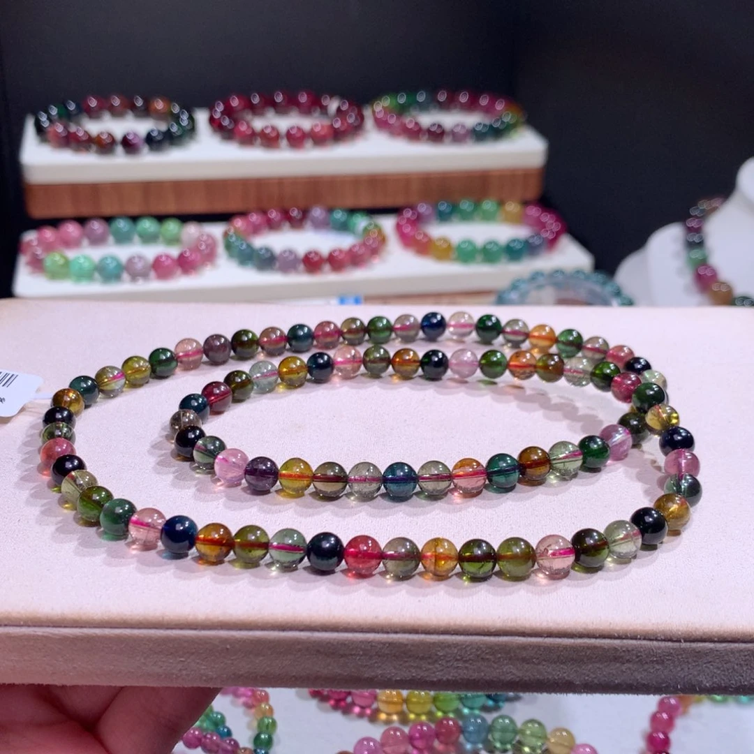 未镶嵌手链碧玺碧玺