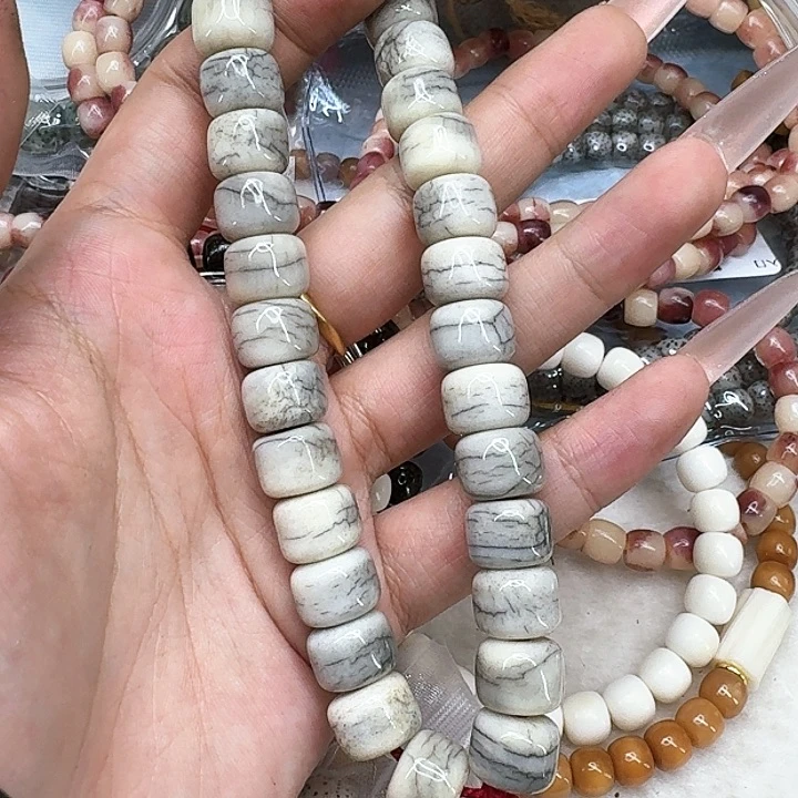 星月菩提手串545灰驼12手持