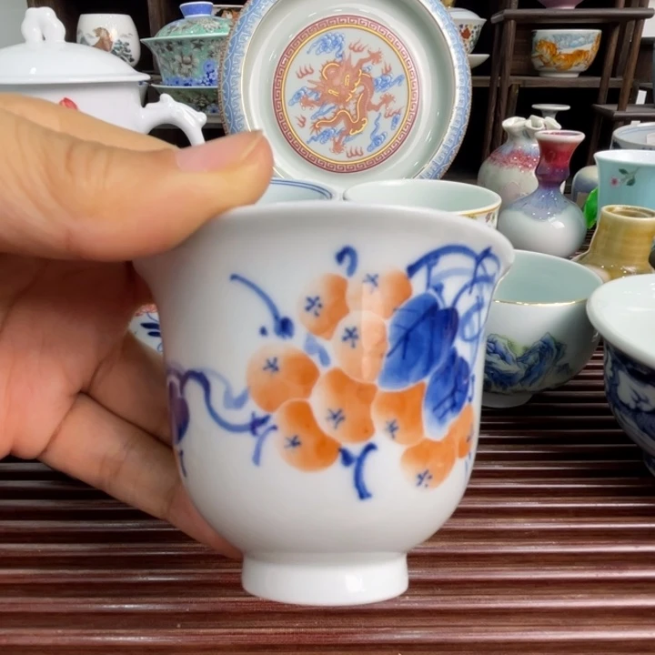 景德镇陶瓷批把铃铛杯