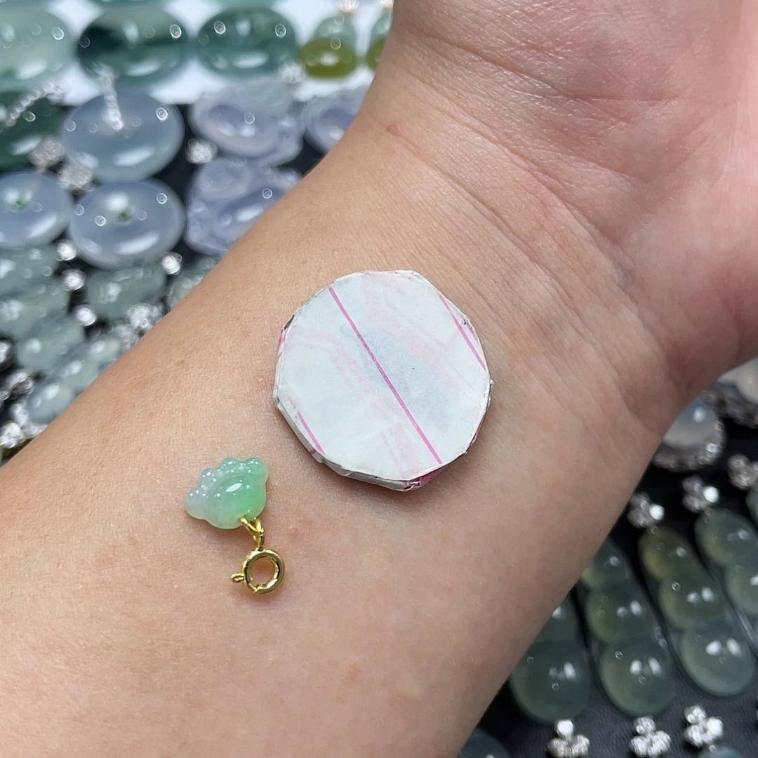 翡翠银S925镶嵌颈饰