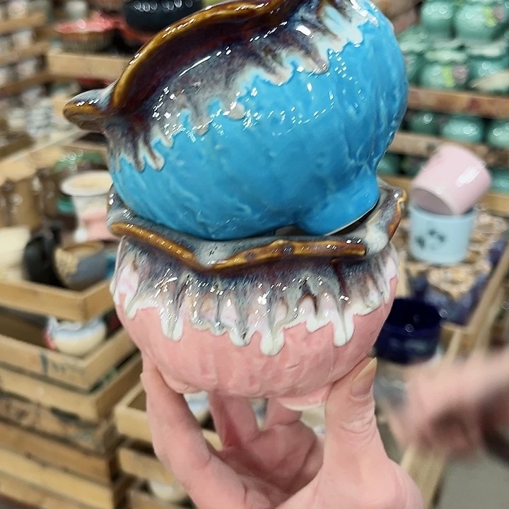 陶瓷陶瓷多肉植物花盆