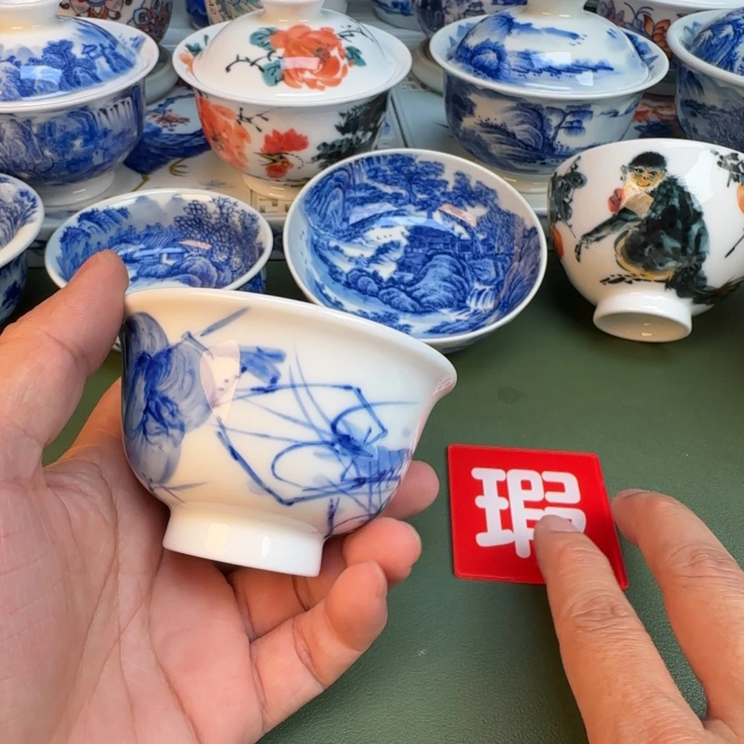 陶纯手工纯手绘茶具335