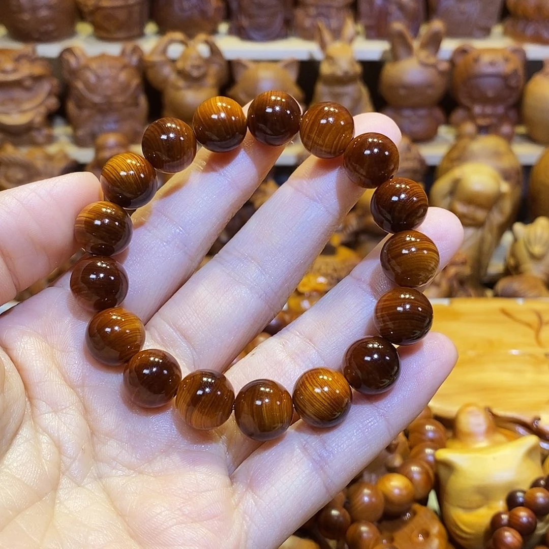 雨***雨木崖柏木雕手串1.2