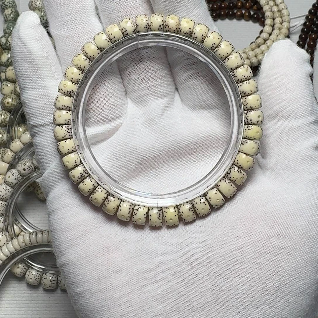 手串星月菩提原生态石玉料8✖️5药片手串