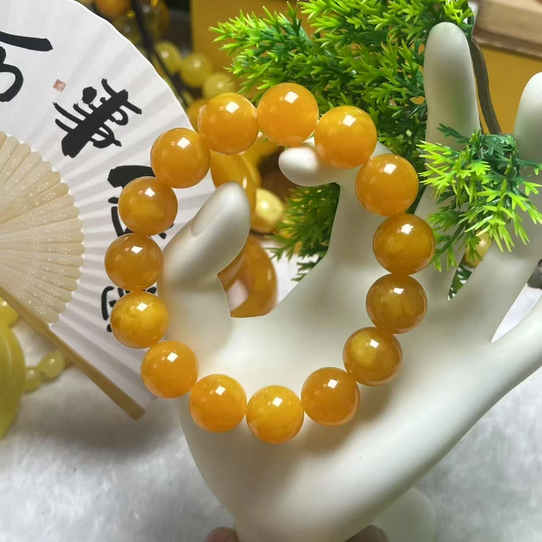 W138古巴新蜜圆珠手串14m