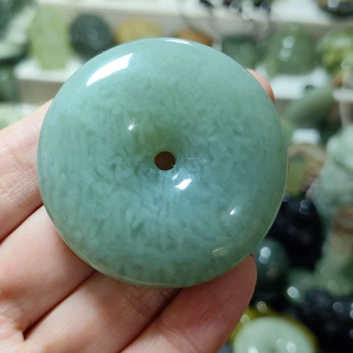 岫玉平安扣未镶嵌