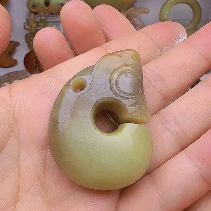 和田玉未镶嵌吊坠(不含链)