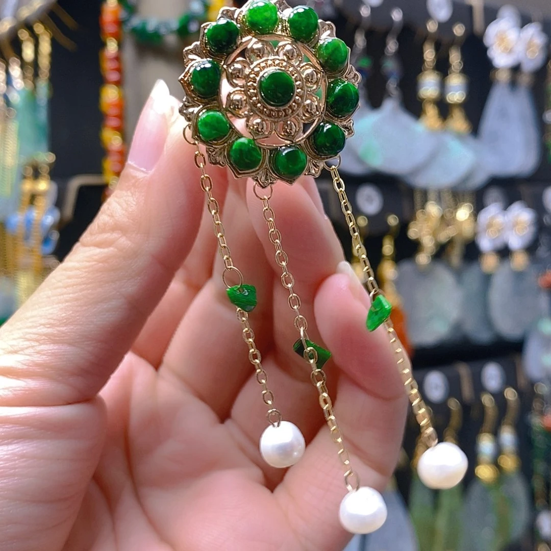 未镶嵌翡翠耳饰翡翠