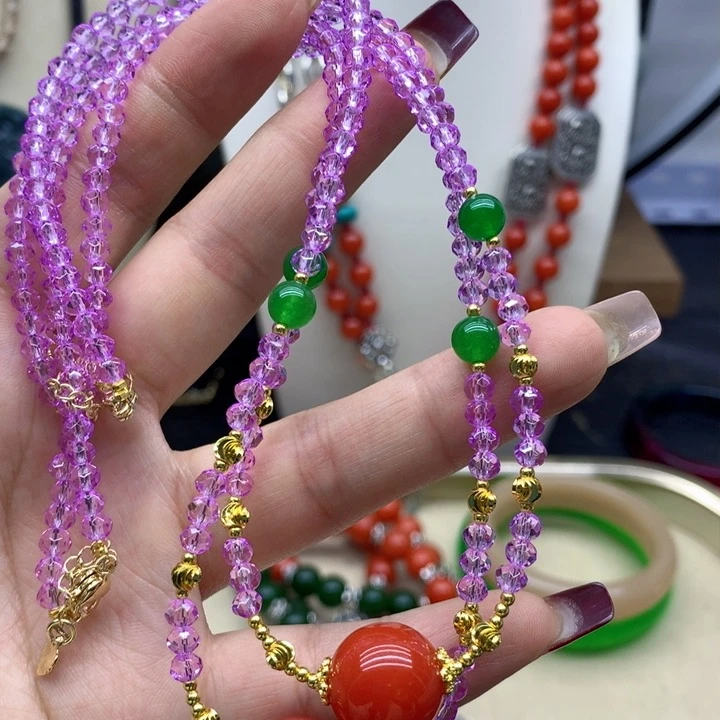 翡翠颈饰未镶嵌吊坠