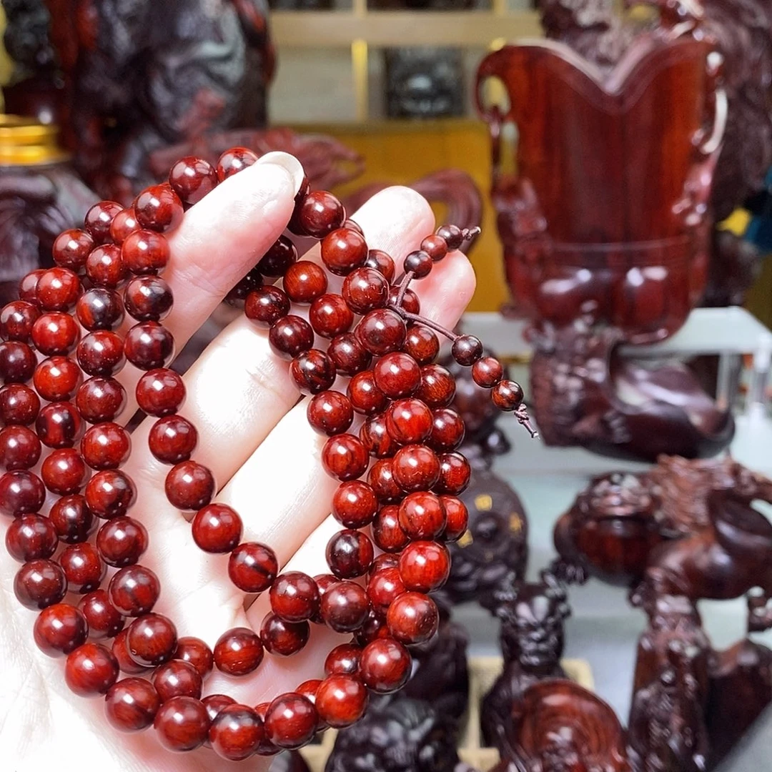 小叶紫檀手串/手链0.8/108颗福利