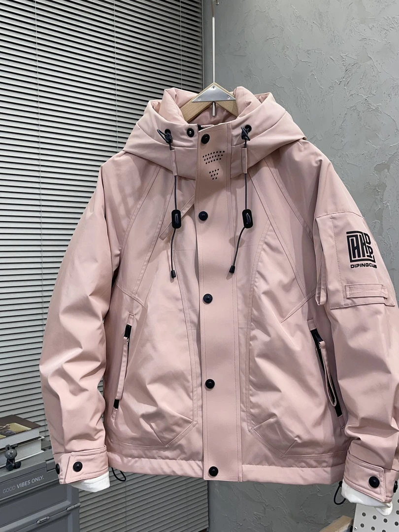 【清货】冬季户外连帽保暖潮流面包服休闲百搭宽松加厚抗寒外套6162