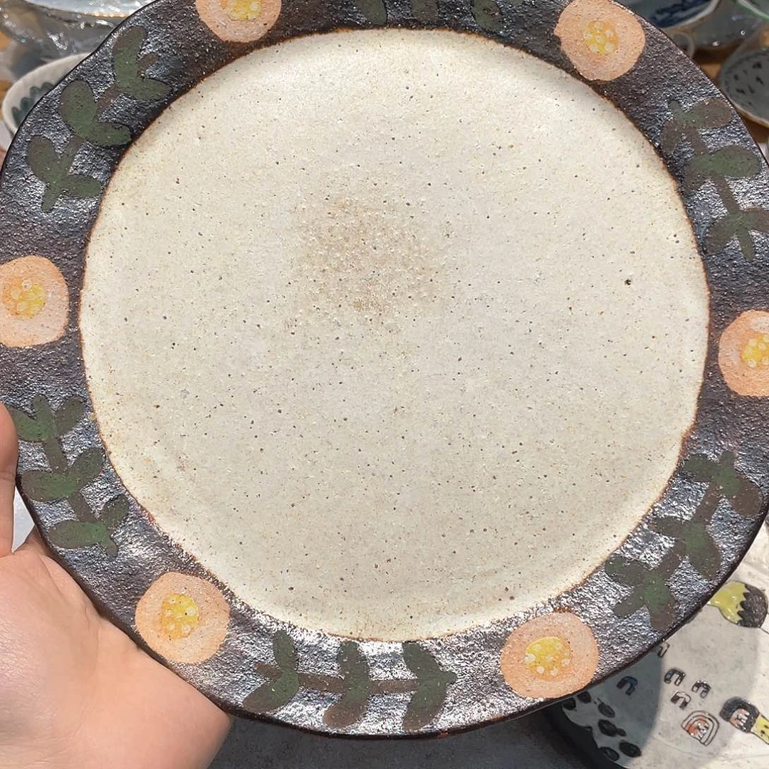 精品进口瓷器瓷片24c m