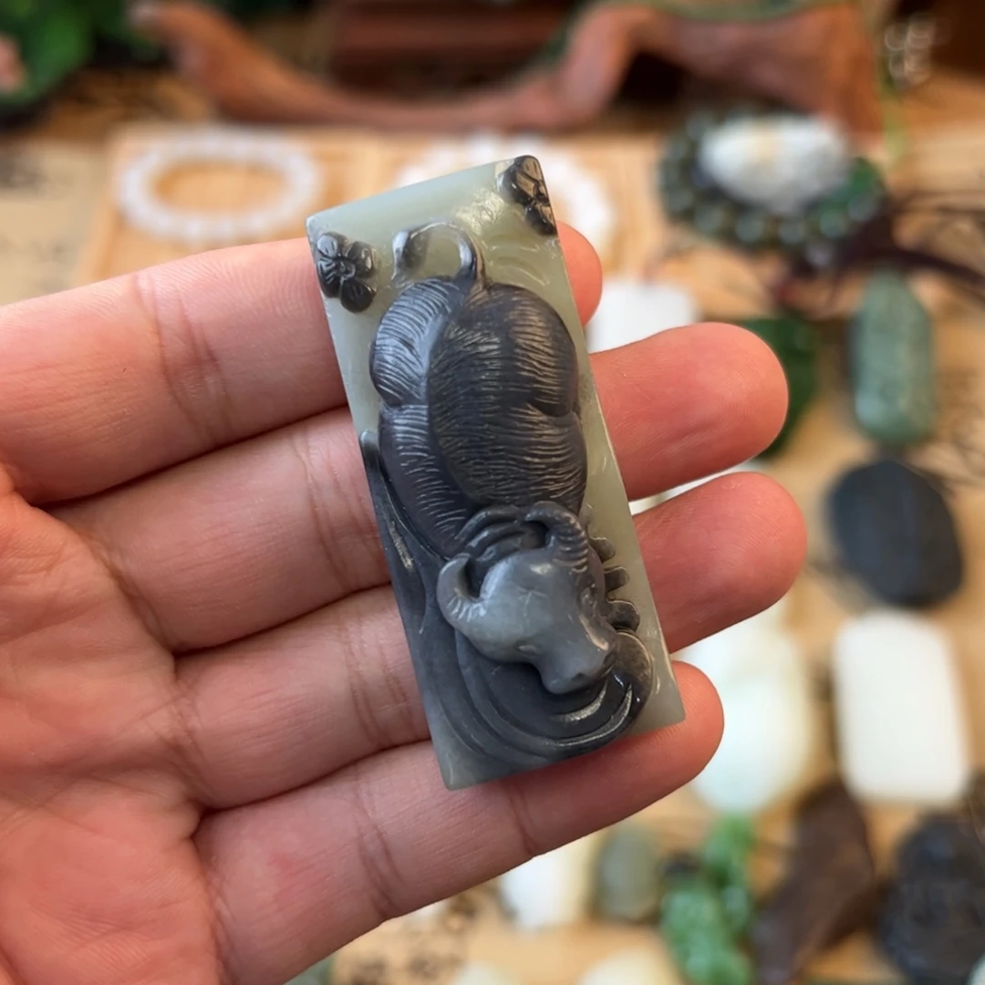 和田玉手绳未镶嵌撞*运