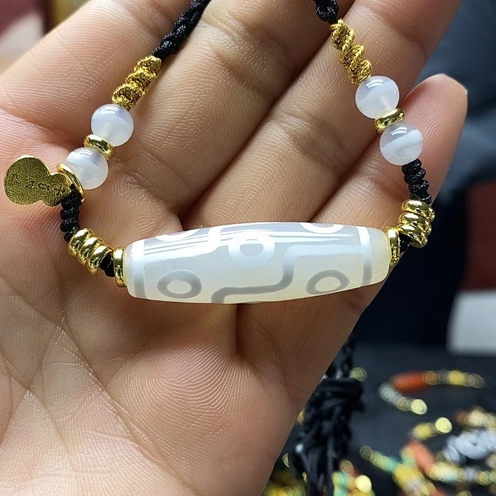 玛瑙/玉髓合金颈饰