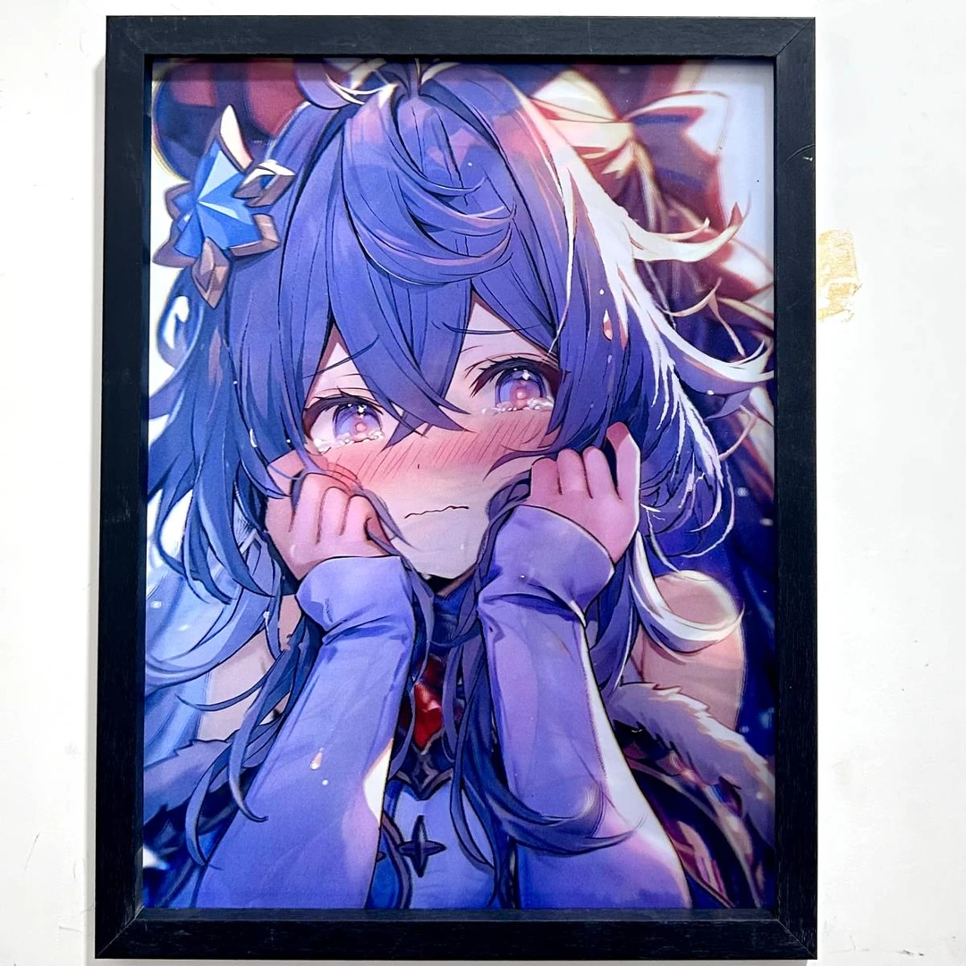 相框甘雨两层立体渐变画生日礼物男生女生二次元游戏周边谷子礼品