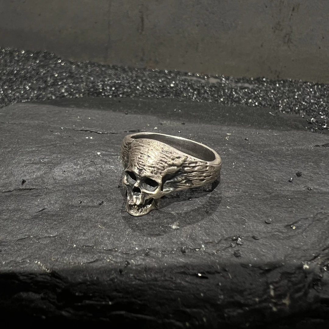 吊坠925银 灵史会馆-925银-骷髅戒指