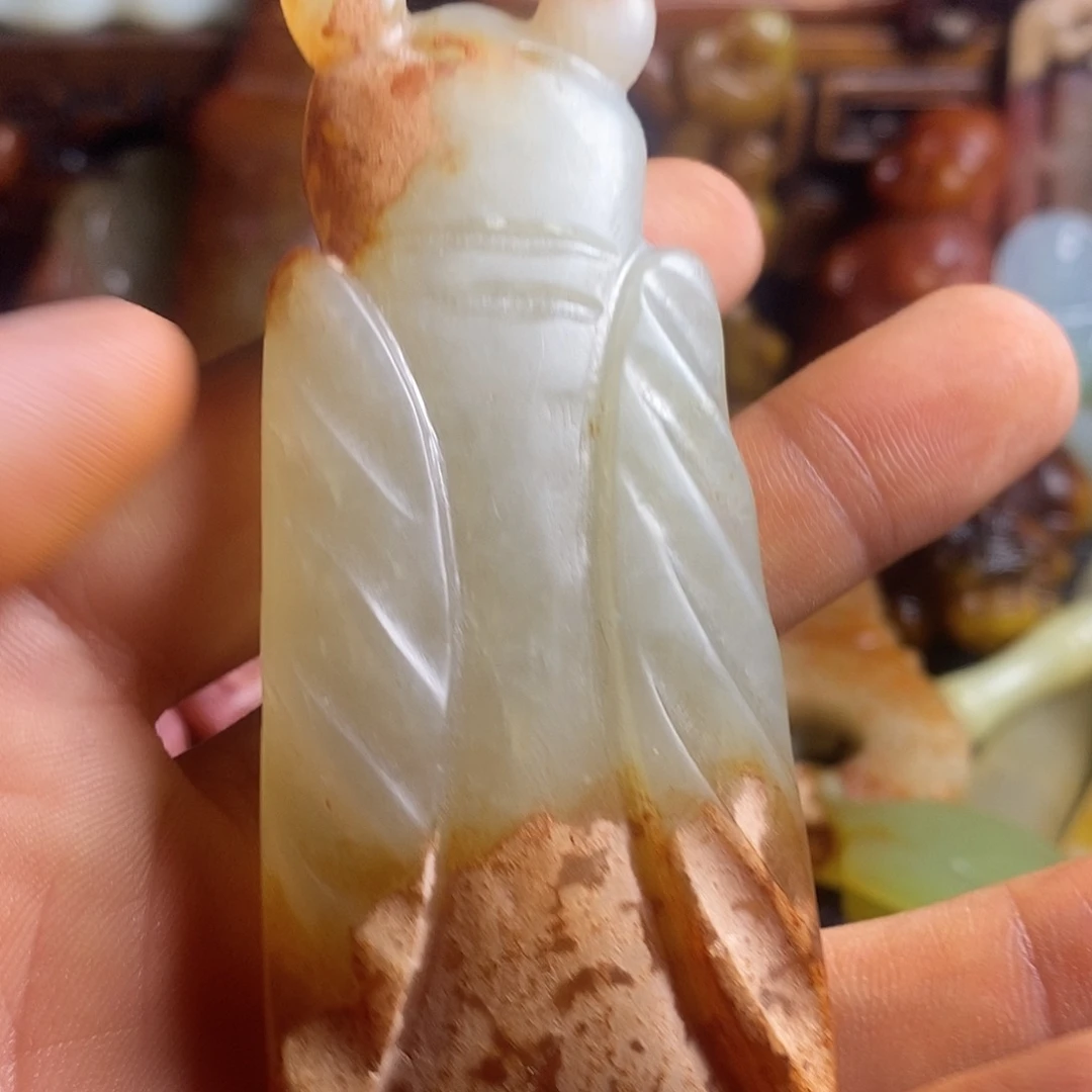 未镶嵌岫岩老玉（透闪石质玉）挂件