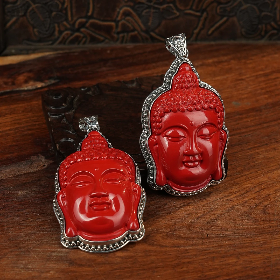 含辰砂工艺品R*朱砂如来佛吊坠@WLG05010808@多样性发其一