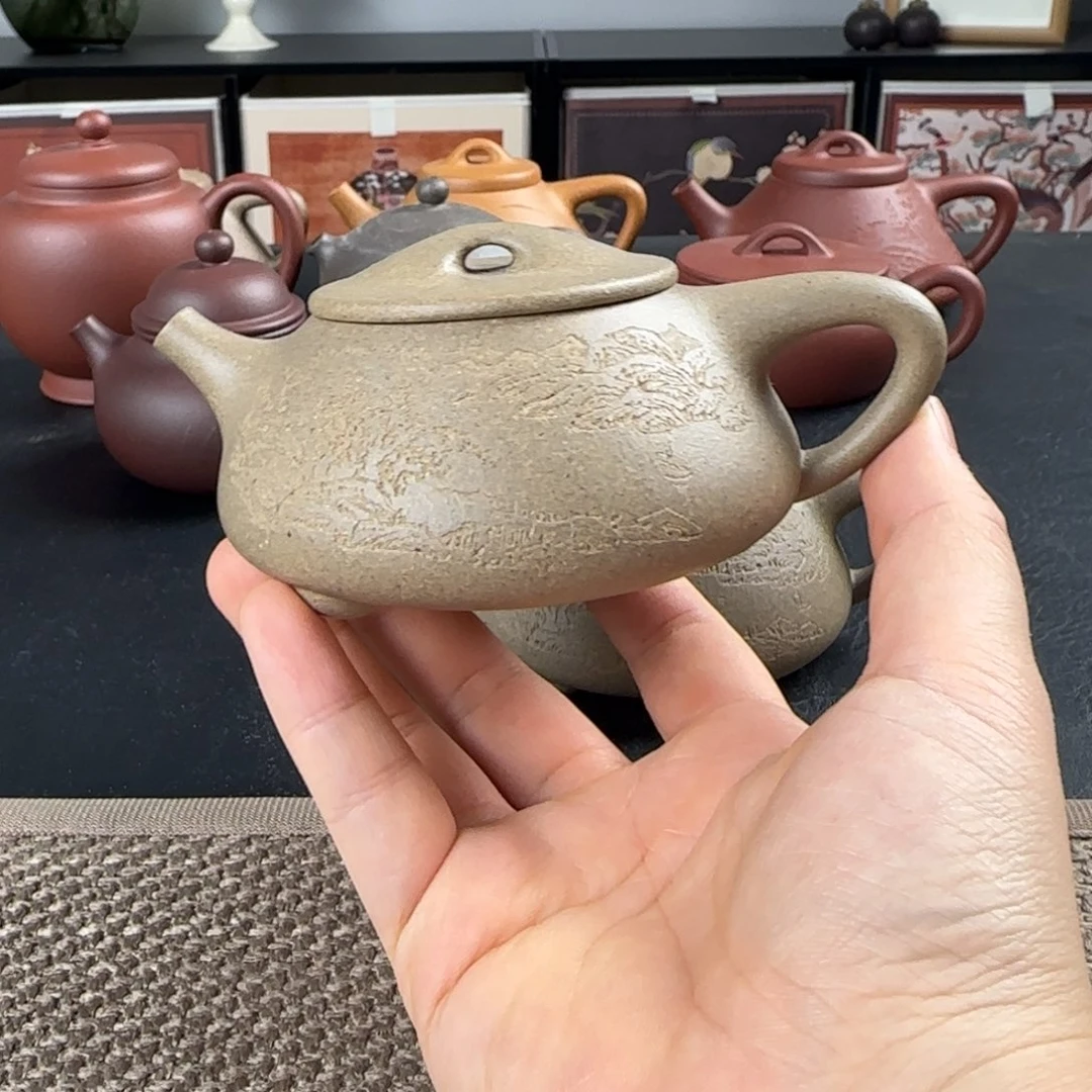 紫砂茶壶微瑕景舟