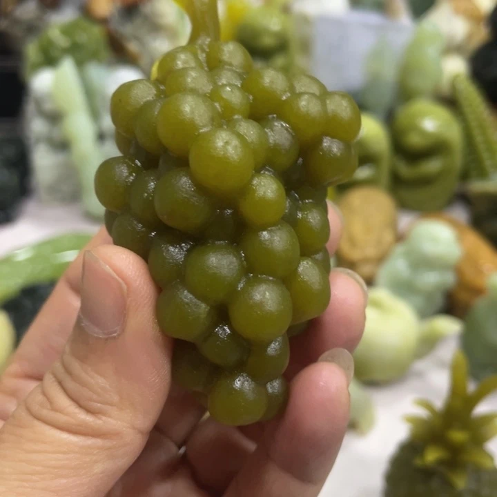 武***彤蛇纹石玉未镶嵌天然岫玉