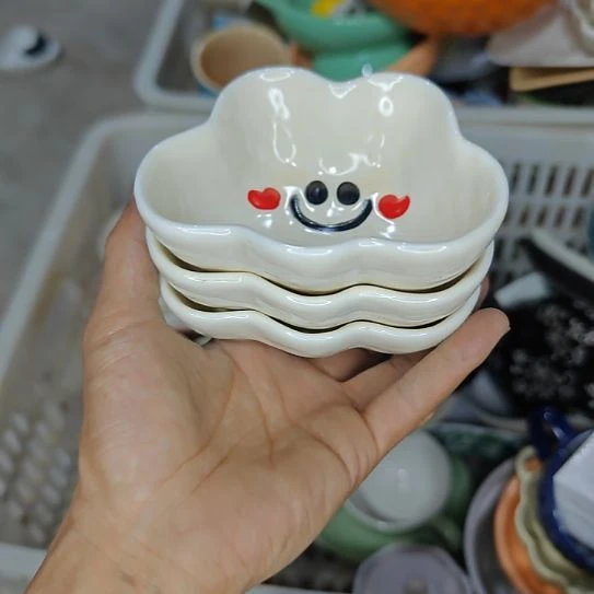 瓷片陶瓷杯碗盘微瑕介意慎拍