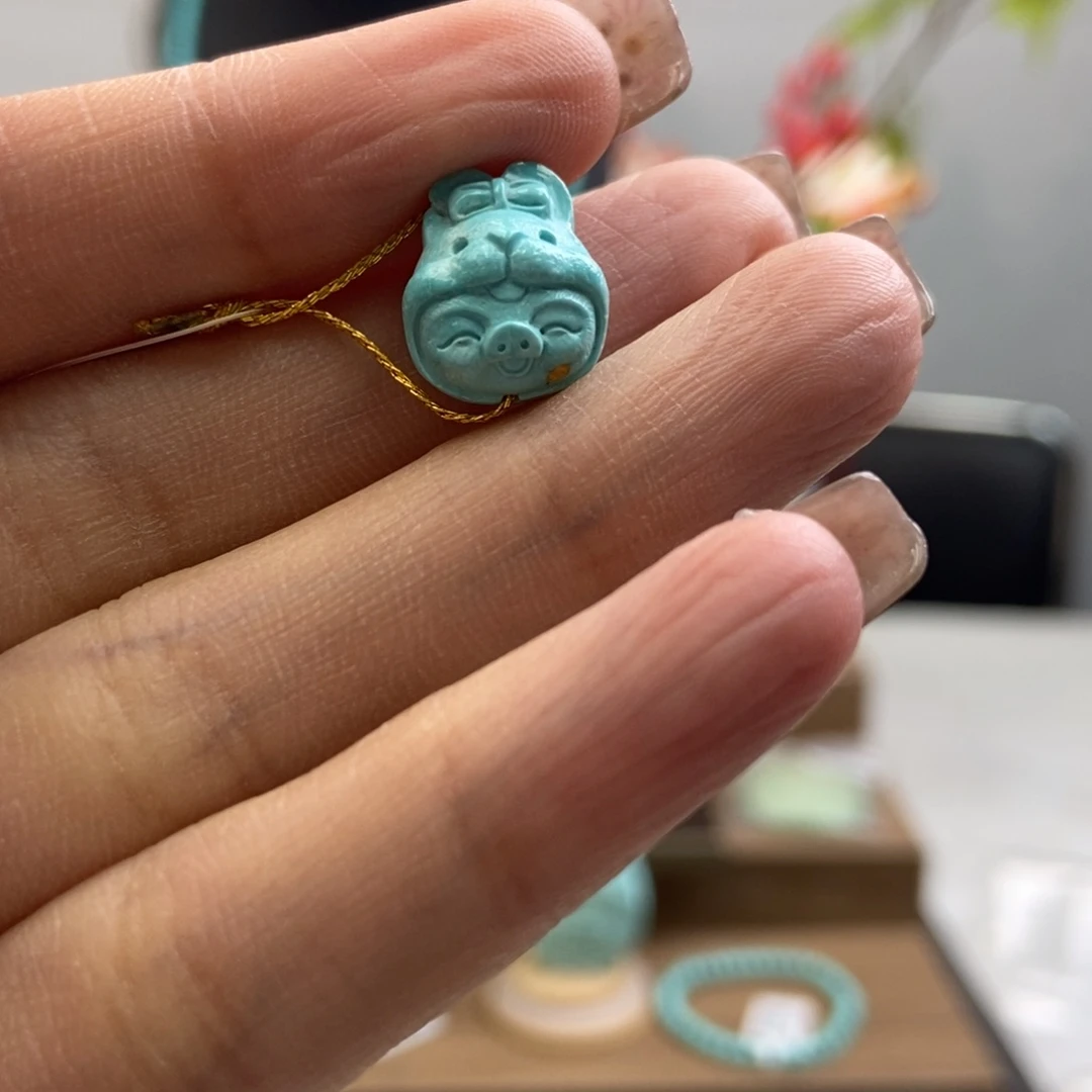 未镶嵌绿松石珠宝奇石