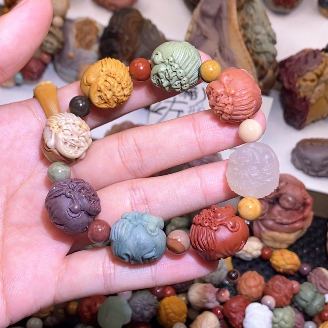 石英质玉（阿拉善玉）未镶嵌手链