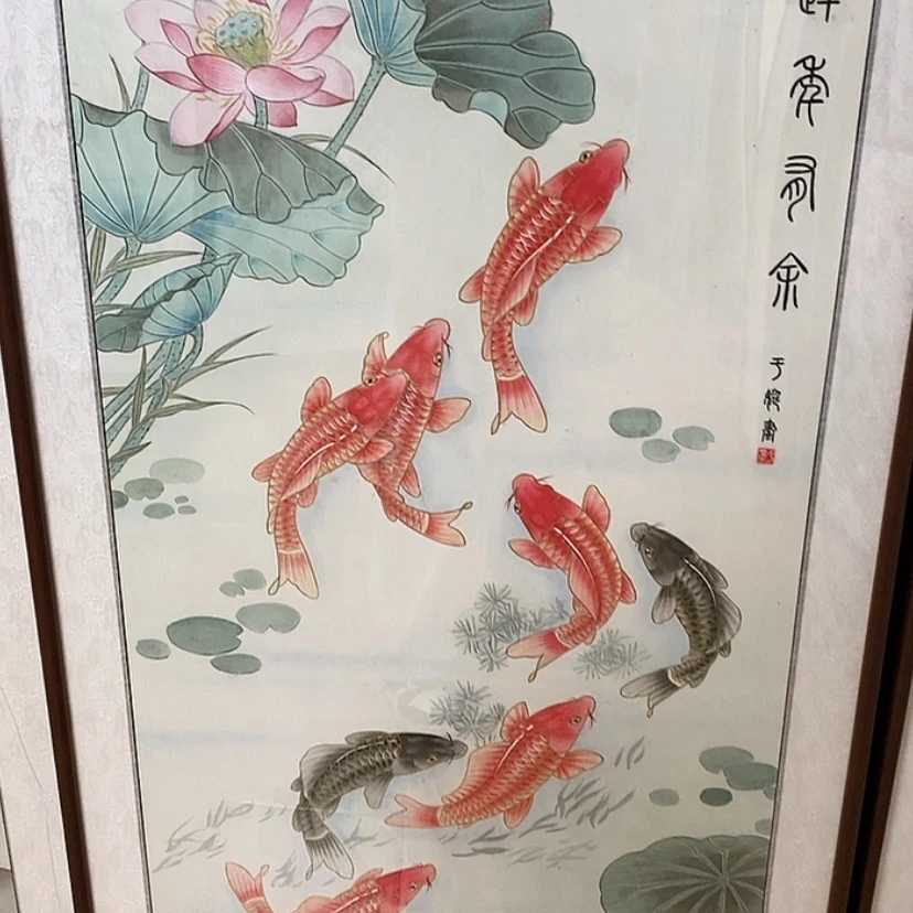 【闪购商品】国画手绘国画工笔带框122.65
