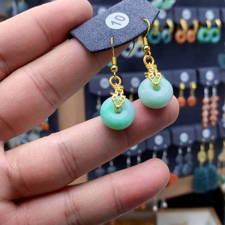 未镶嵌翡翠耳饰耳饰