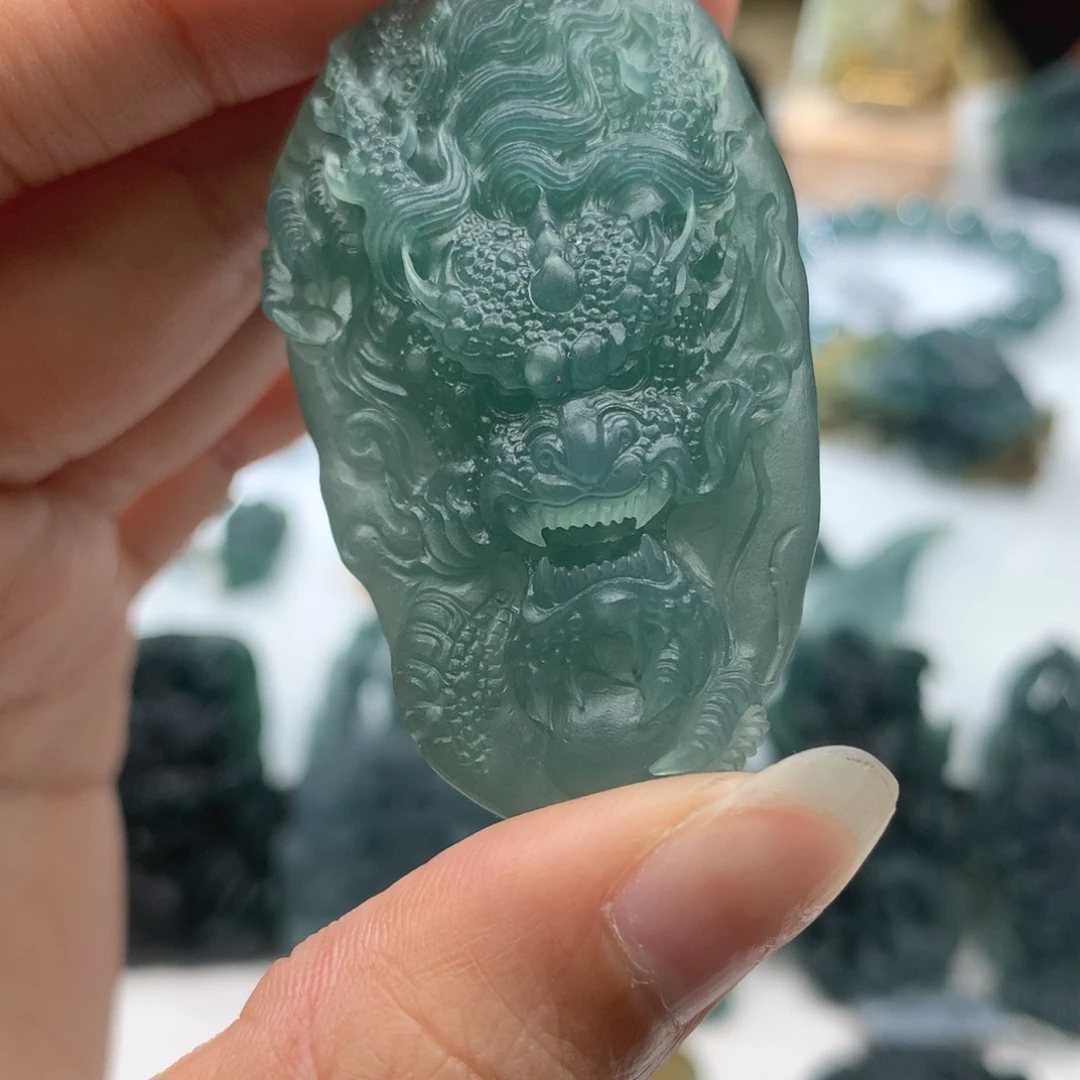 逐***画定制翡翠未镶嵌毛货不退不换