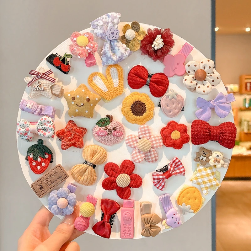 婴幼儿汗毛夹婴儿不伤发胎毛发夹可爱0-1岁头饰2025新款夹子发卡